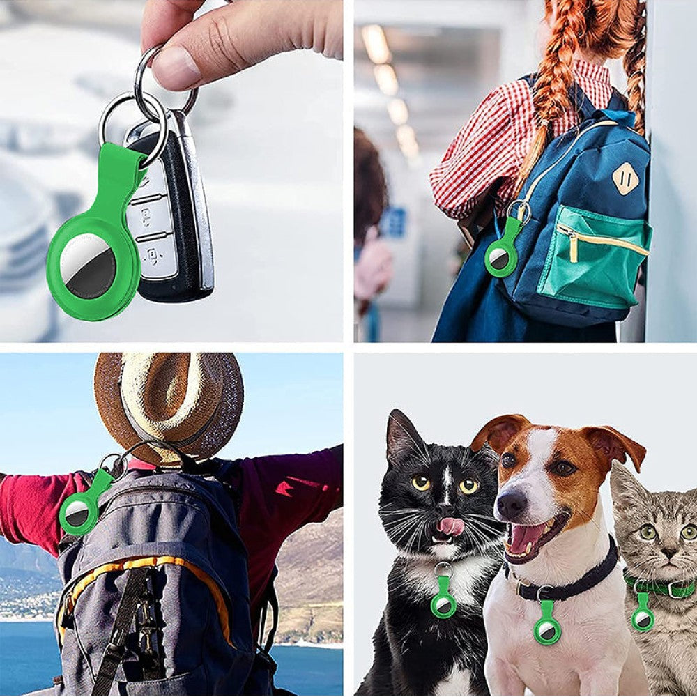 Husa Soft Silicone - AirTag - Verde