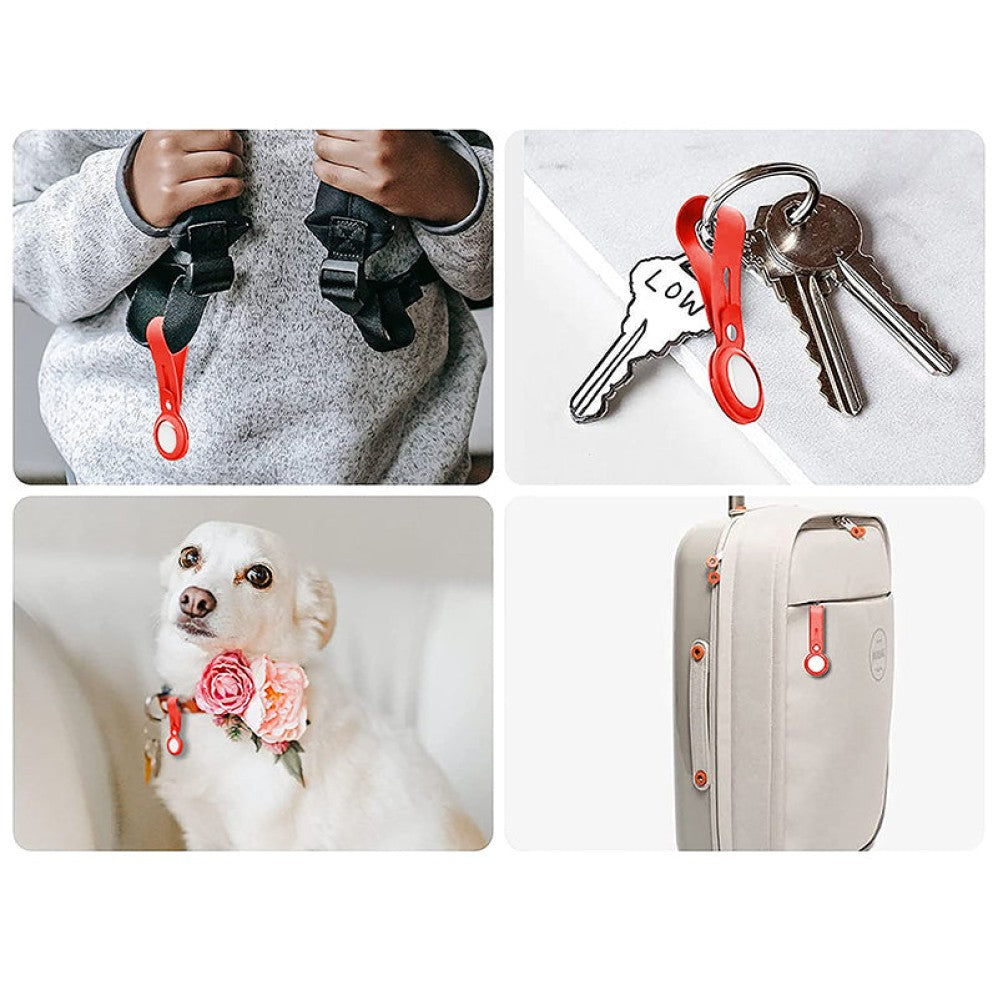 Husa Silicone Loop - AirTag - Red