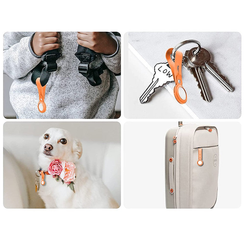Husa Silicone Loop - AirTag - Orange