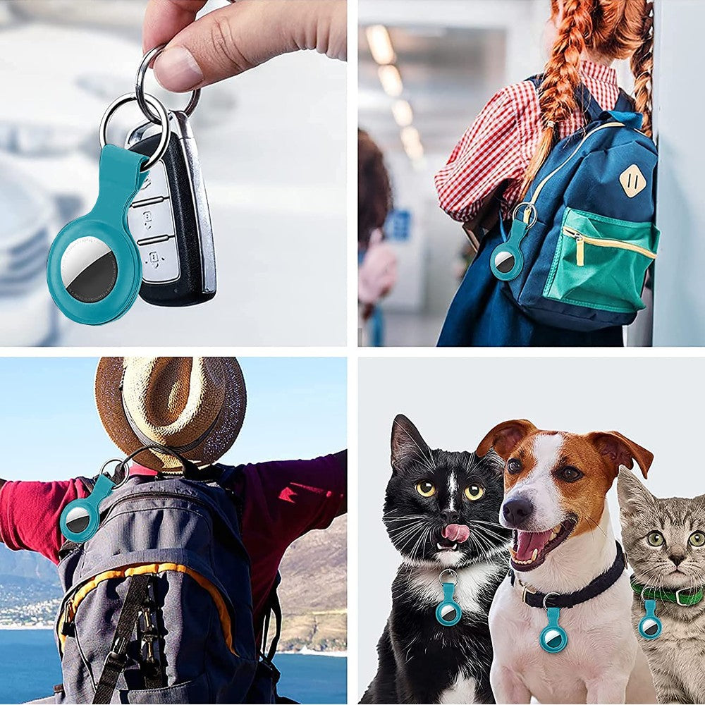 Husa Soft Silicone - AirTag - Marine