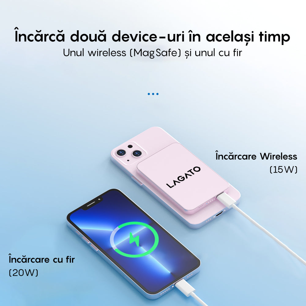 Baterie Externa MagSafe Lagato VoltEdge Pro 5000 mAh
