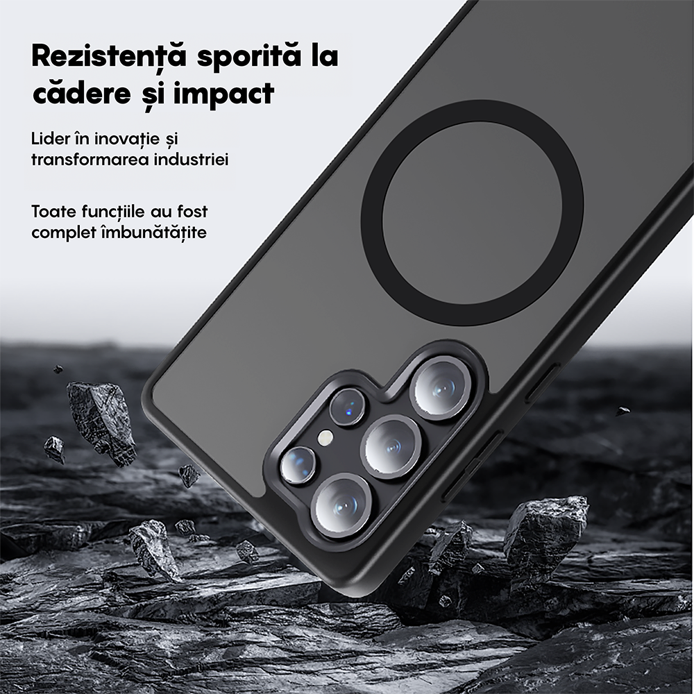 Husa MagSafe - Samsung Galaxy S25 Ultra - Negru
