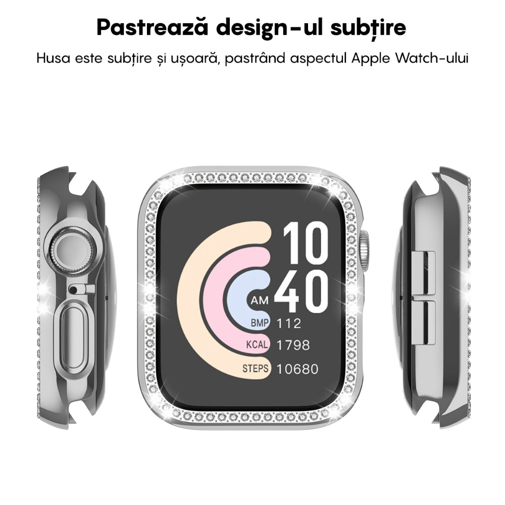 Carcasa Diamond - Apple Watch 1/2/3 - 38MM - Silver