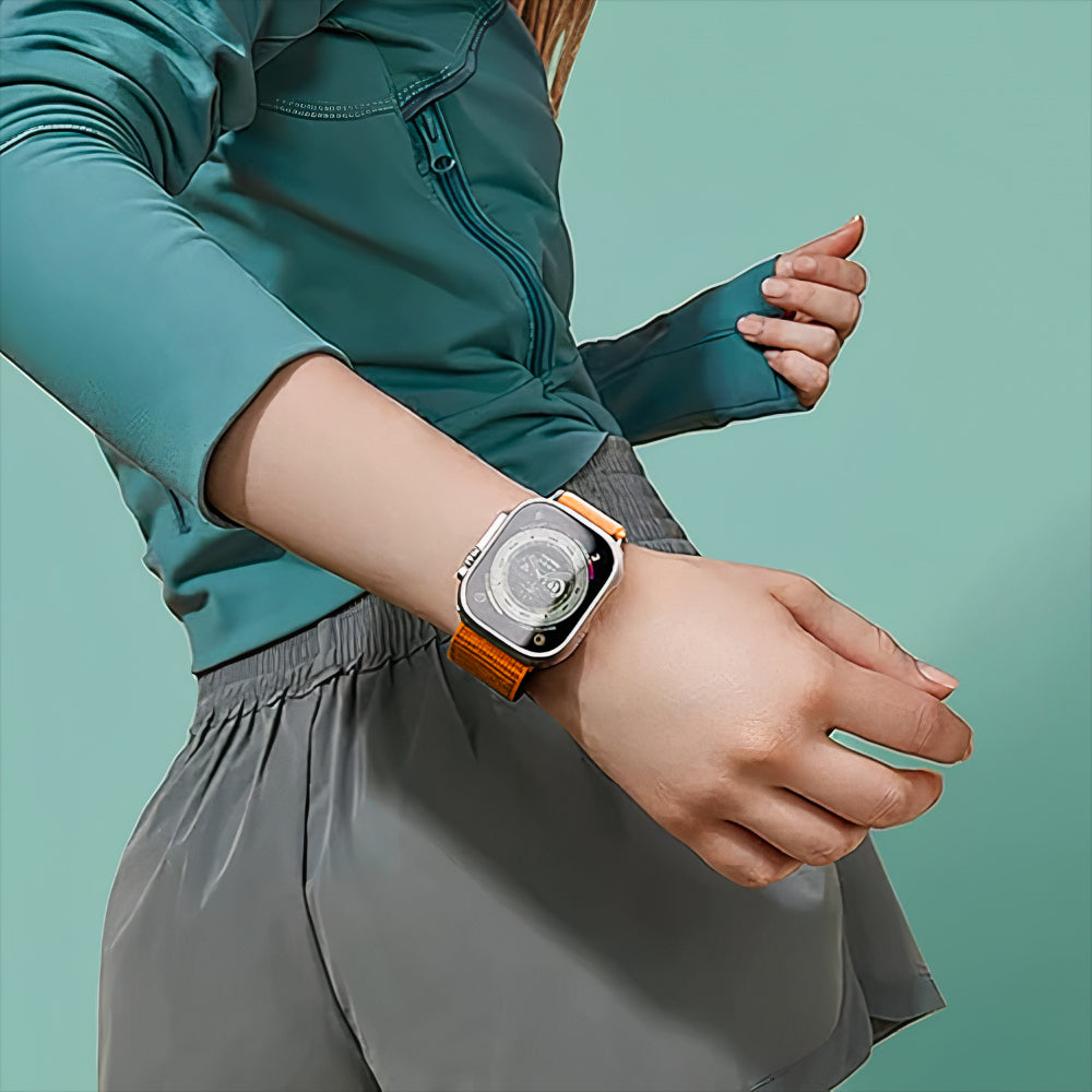 Curea Alpine Summit - Apple Watch 1/2/3/4/5/6/7/8/9/SE - 38/40/41 MM - Portocaliu