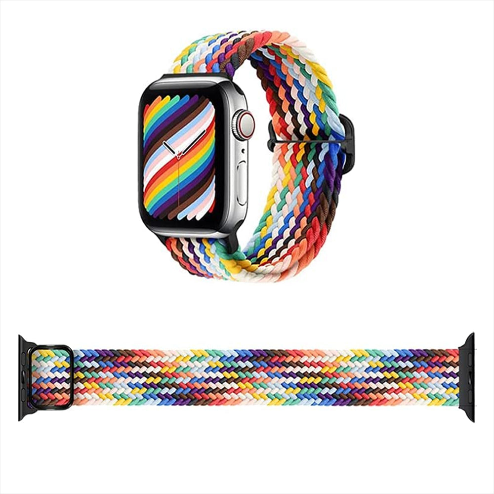 Curea Braided Weave - Apple Watch 1/2/3/4/5/6/7/8/9/SE - 38/40/41 MM - Mixed Colors