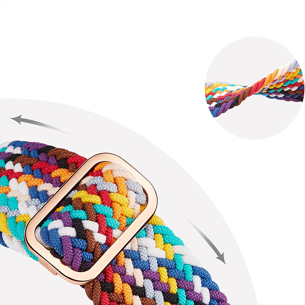 Curea Braided Weave - Apple Watch 1/2/3/4/5/6/7/8/9/SE - 38/40/41 MM - Mixed Colors