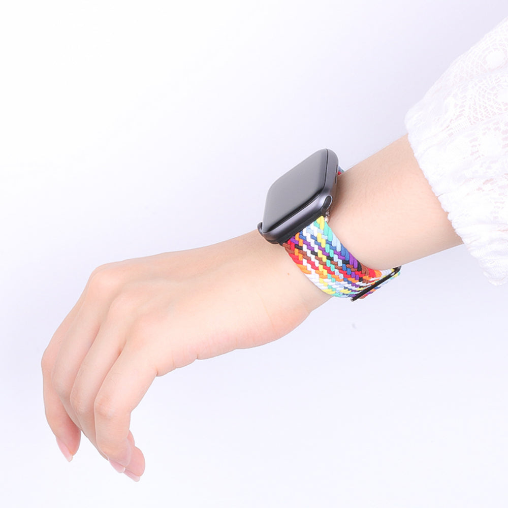 Curea Braided Weave - Apple Watch 1/2/3/4/5/6/7/8/9/SE - 38/40/41 MM - Mixed Colors