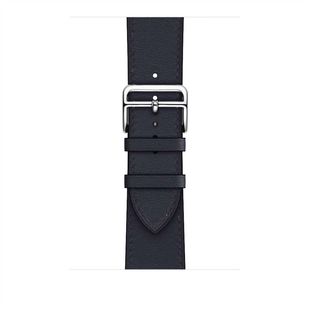 Curea Leather Elegance - Apple Watch 1/2/3/4/5/6/7/8/9/SE - 38/40/41 MM - Midnight Blue