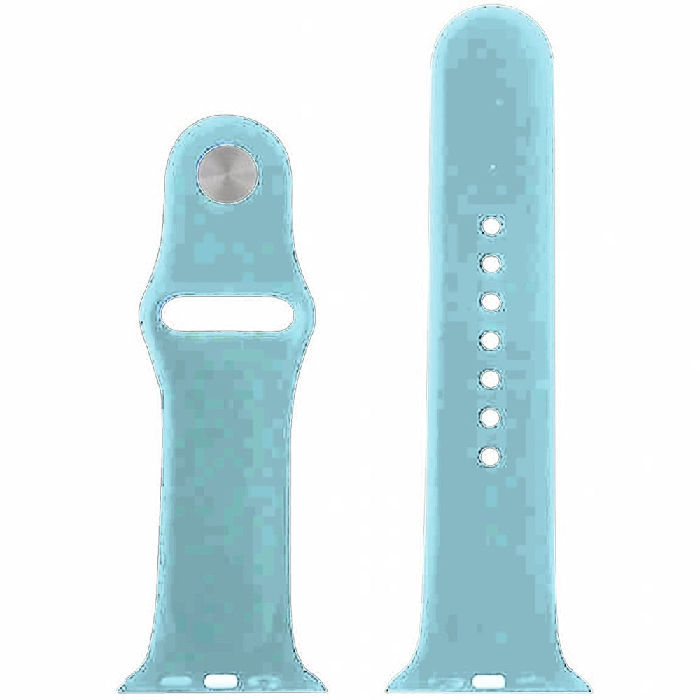 Curea Silicone Sport - Apple Watch 1/2/3/4/5/6/7/8/9/SE - 38/40/41 MM - M/L - Baby Blue