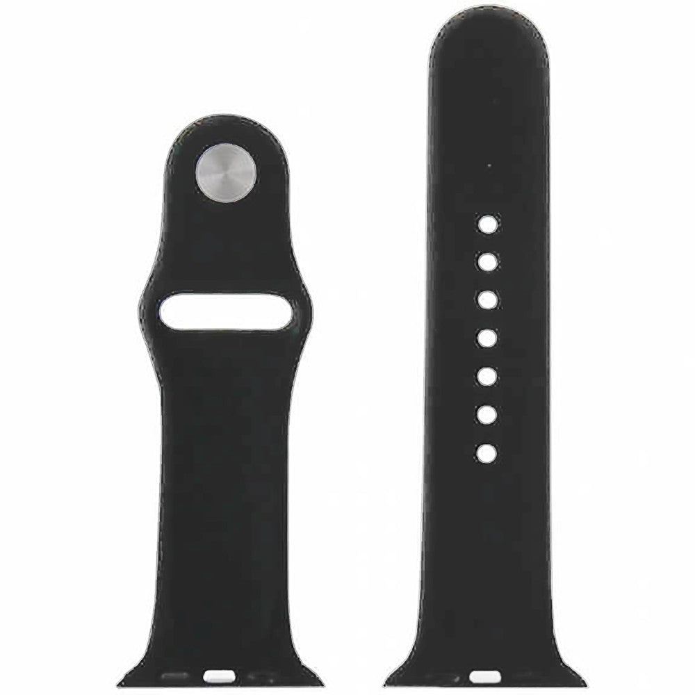 Curea Silicone Sport - Apple Watch 1/2/3/4/5/6/7/8/9/SE - 38/40/41 MM - M/L - Black