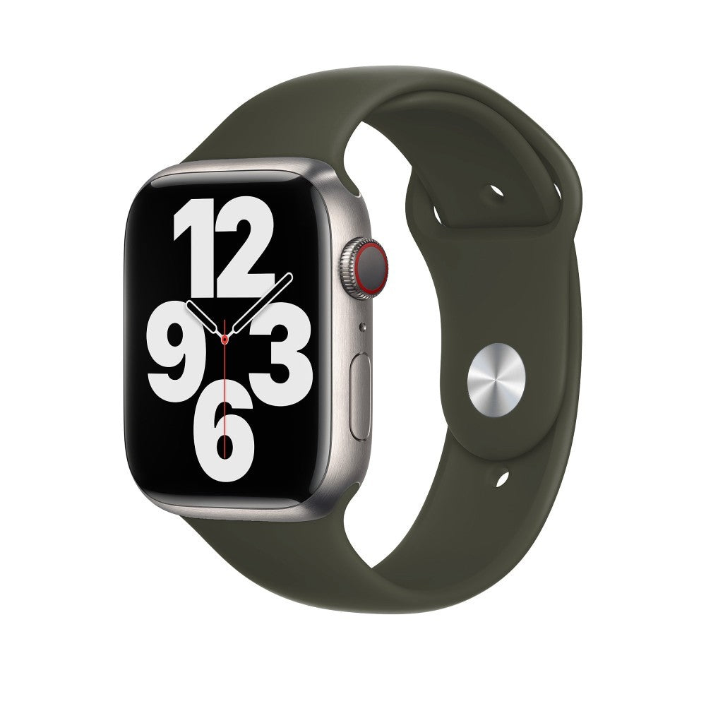 Curea Silicone Sport - Apple Watch 1/2/3/4/5/6/7/8/9/SE - 38/40/41 MM - M/L - Webster Green