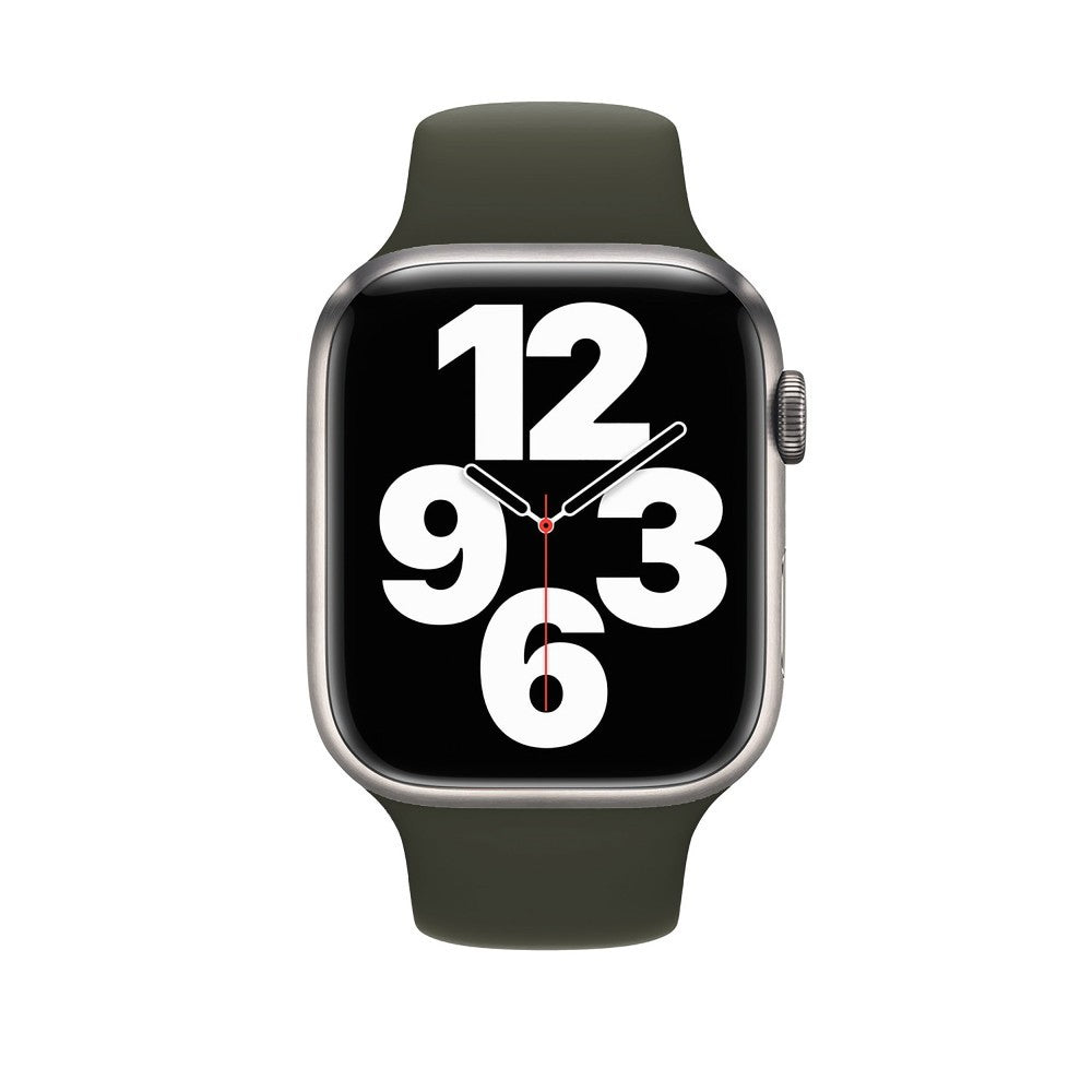 Curea Silicone Sport - Apple Watch 1/2/3/4/5/6/7/8/9/SE - 38/40/41 MM - M/L - Webster Green
