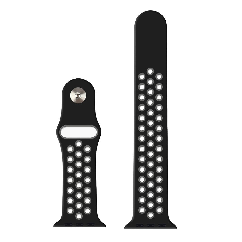 Curea Sport Loop Active - Apple Watch 1/2/3/4/5/6/7/8/9/10/11/SE/SE2/SE3 - 38/40/41/42 MM - M/L - Black/Grey