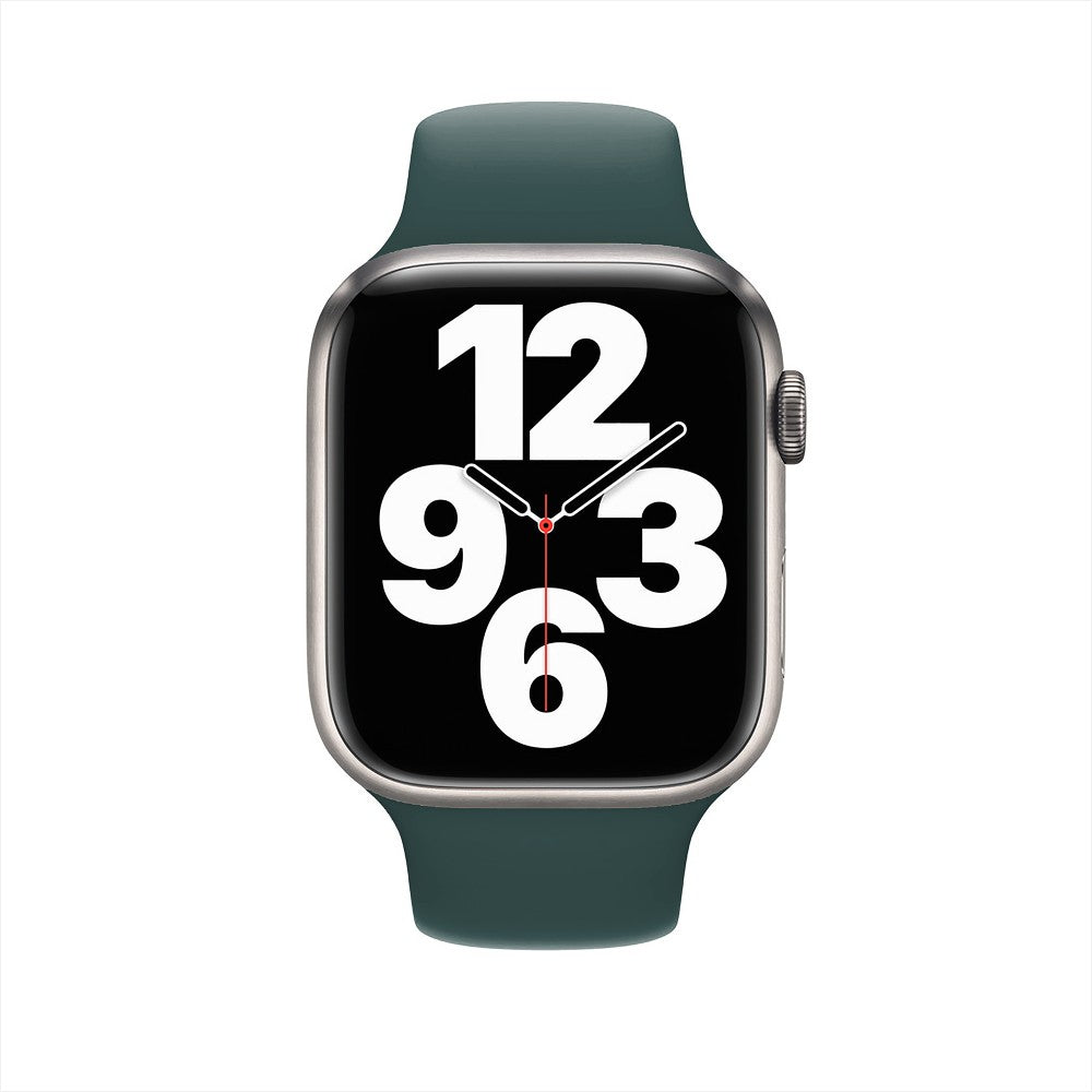 Curea Silicone Sport - Apple Watch 1/2/3/4/5/6/7/8/9/SE - 38/40/41 MM - S/M - Dark Green