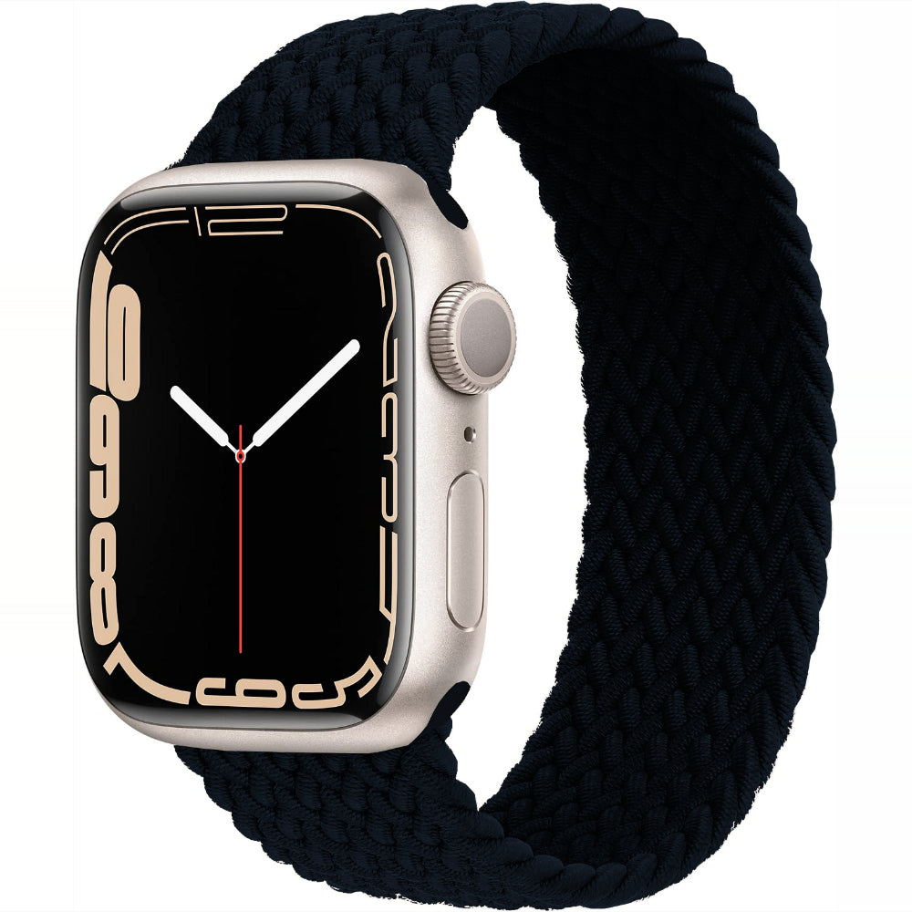 Curea Braided Breeze - Apple Watch 1/2/3/4/5/6/7/8/9/SE/Ultra 1/Ultra 2 - 42/44/45/49 MM - XS - Charcoal