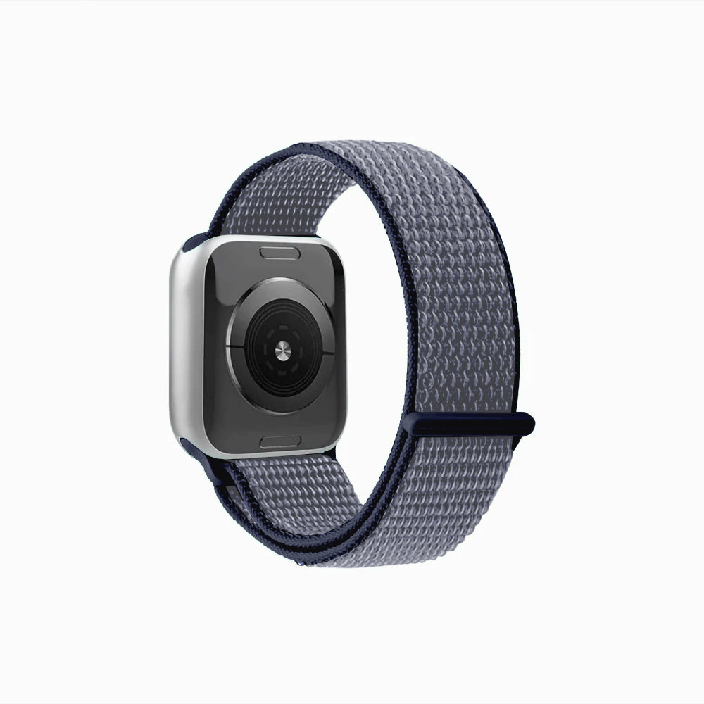 Curea Nylon Classic - Apple Watch 1/2/3/4/5/6/7/8/9/SE/Ultra 1/Ultra 2 - 42/44/45/49 MM - Midnight Blue