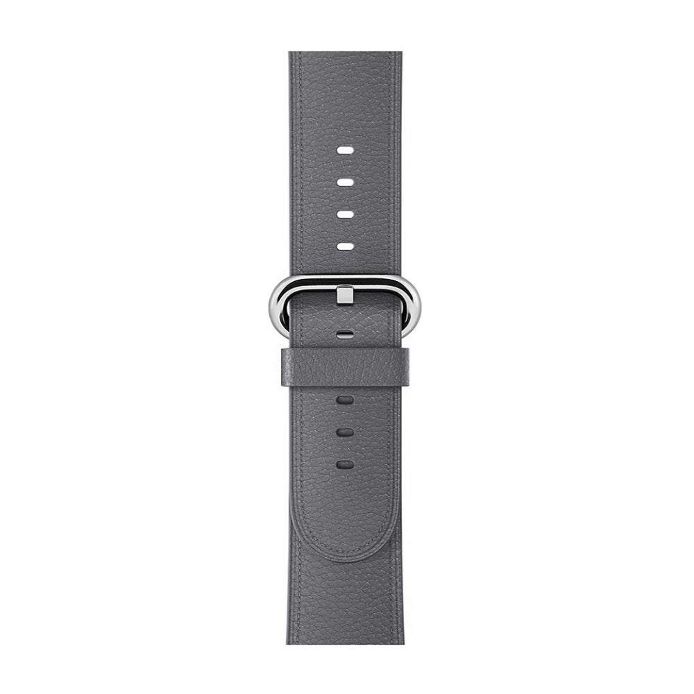 Curea Leather Classic - Apple Watch 1/2/3/4/5/6/7/8/9/SE - 38/40/41 MM - Dark Gray