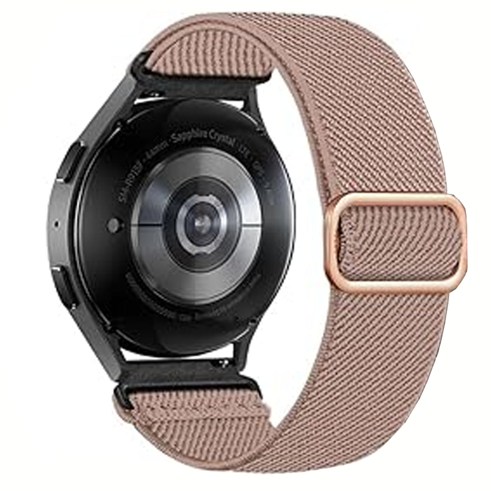 Curea Braided Classic - Samsung Galaxy Watch 7/6/6 Classic/5 Pro/5/4/4 Classic/3 41mm/42 mm/Active 2/Active/FE - 20mm - Pink Sand