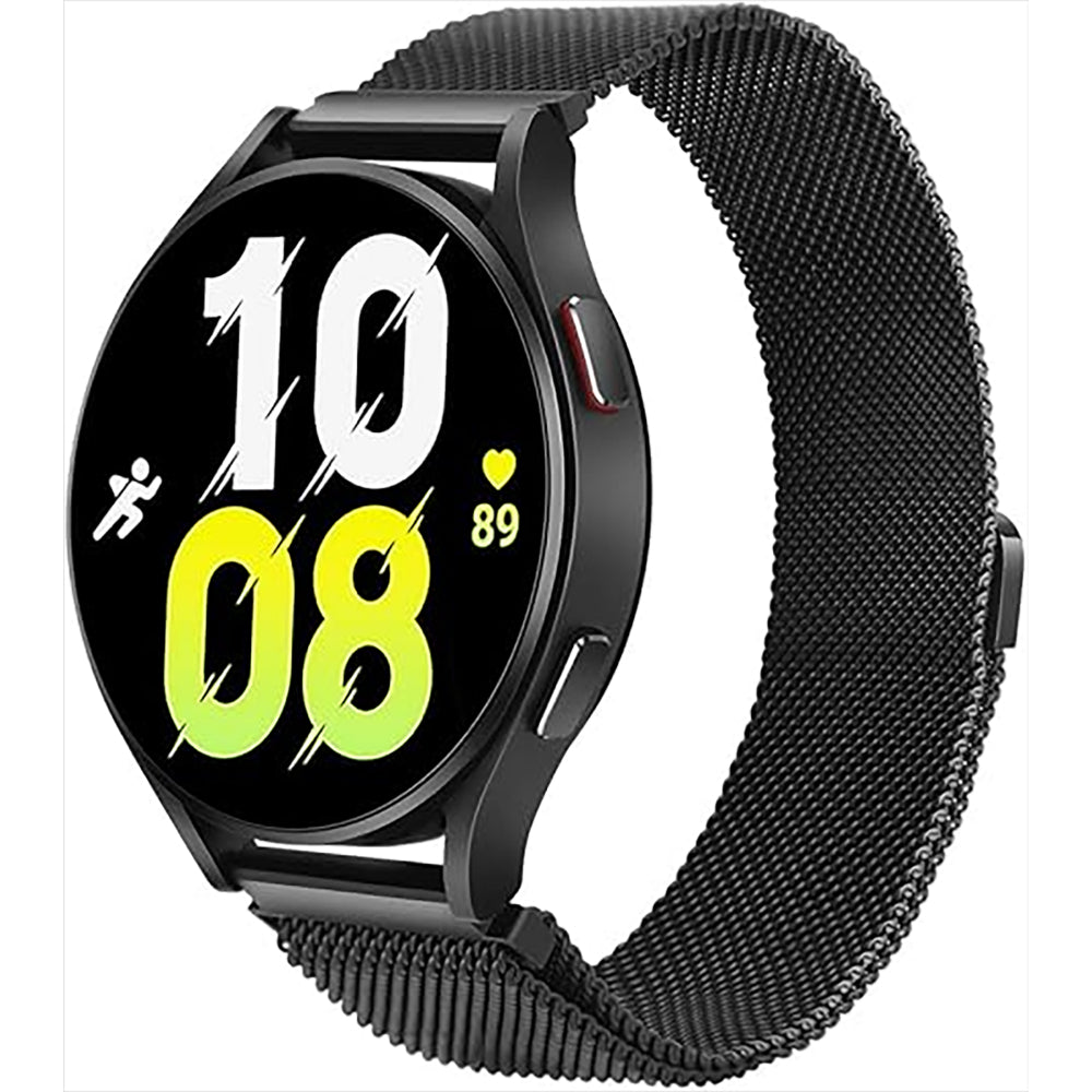Curea Milanese Essential - Samsung Galaxy Watch S3 Frontier/S3 Classic/3 45mm/46mm/Gear S3 - 22mm - Negru