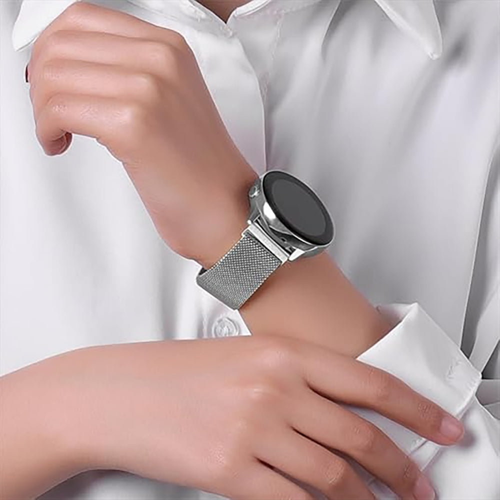 Curea Milanese Essential - Samsung Galaxy Watch S3 Frontier/S3 Classic/3 45mm/46mm/Gear S3 - 22mm - Silver