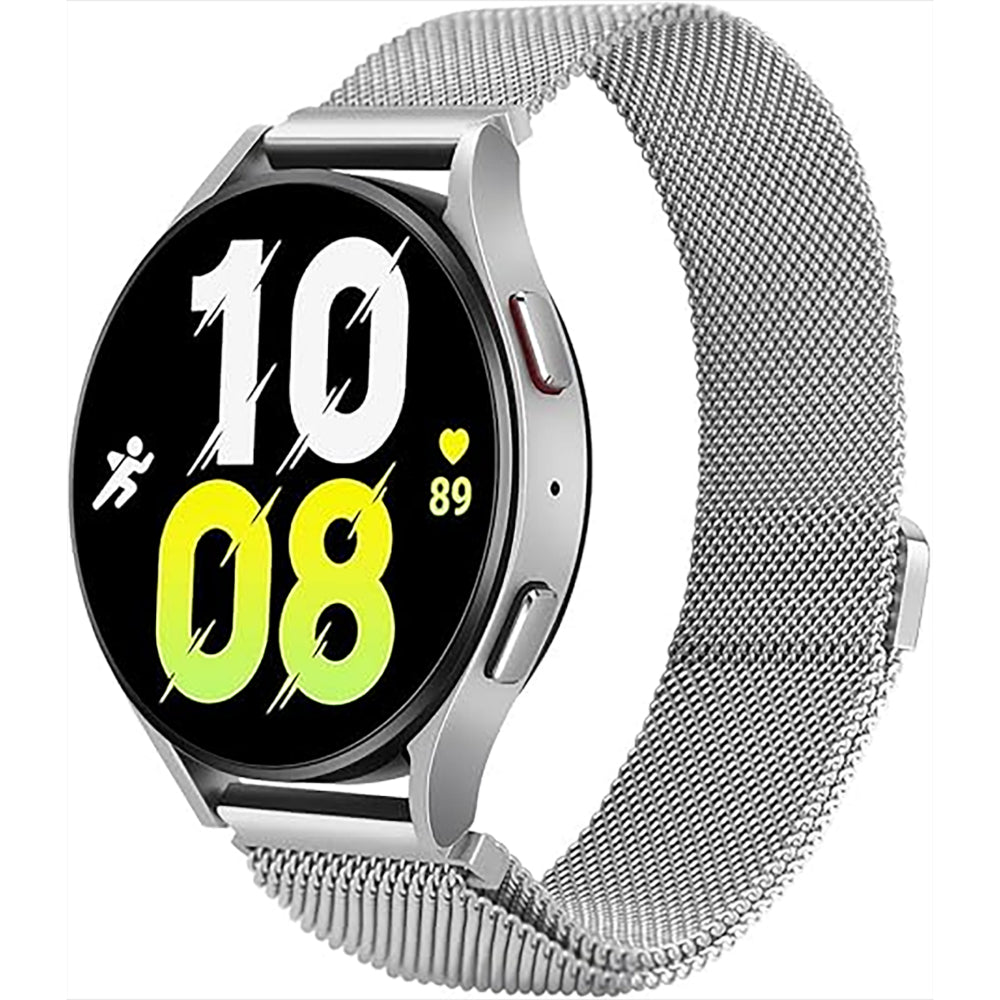 Curea Milanese Essential - Samsung Galaxy Watch S3 Frontier/S3 Classic/3 45mm/46mm/Gear S3 - 22mm - Silver