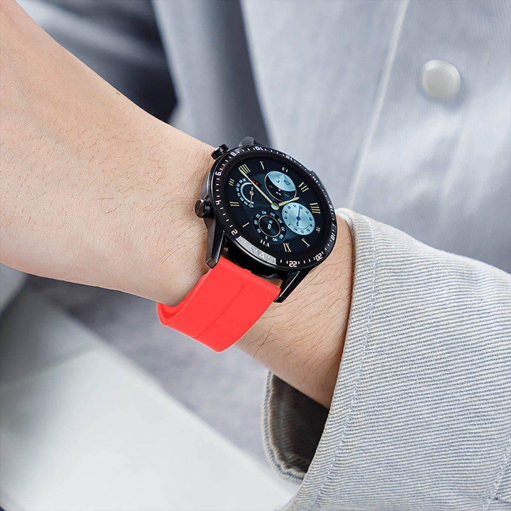 Curea Silicone Metallic Link - Samsung Galaxy Watch Ultra - Rosu