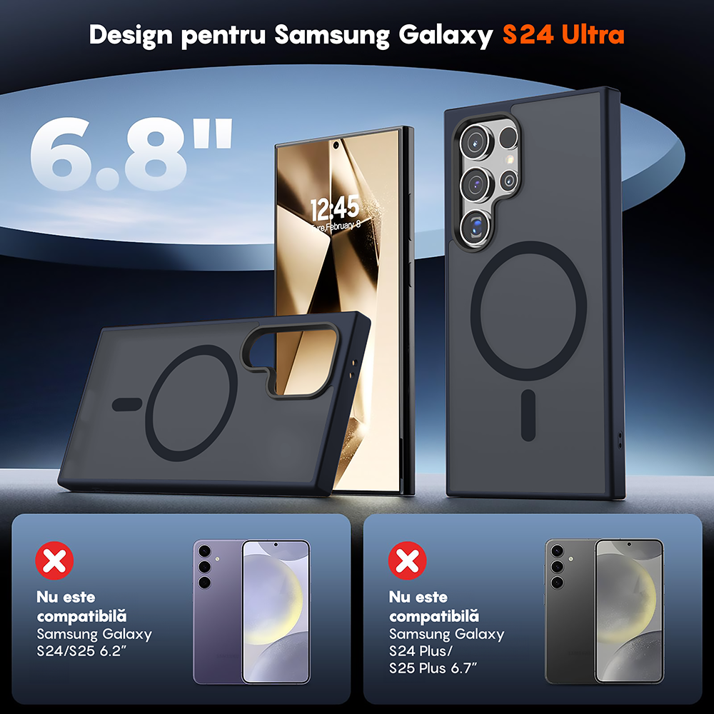 Husa MagSafe - Samsung Galaxy S24 Ultra - Albastru