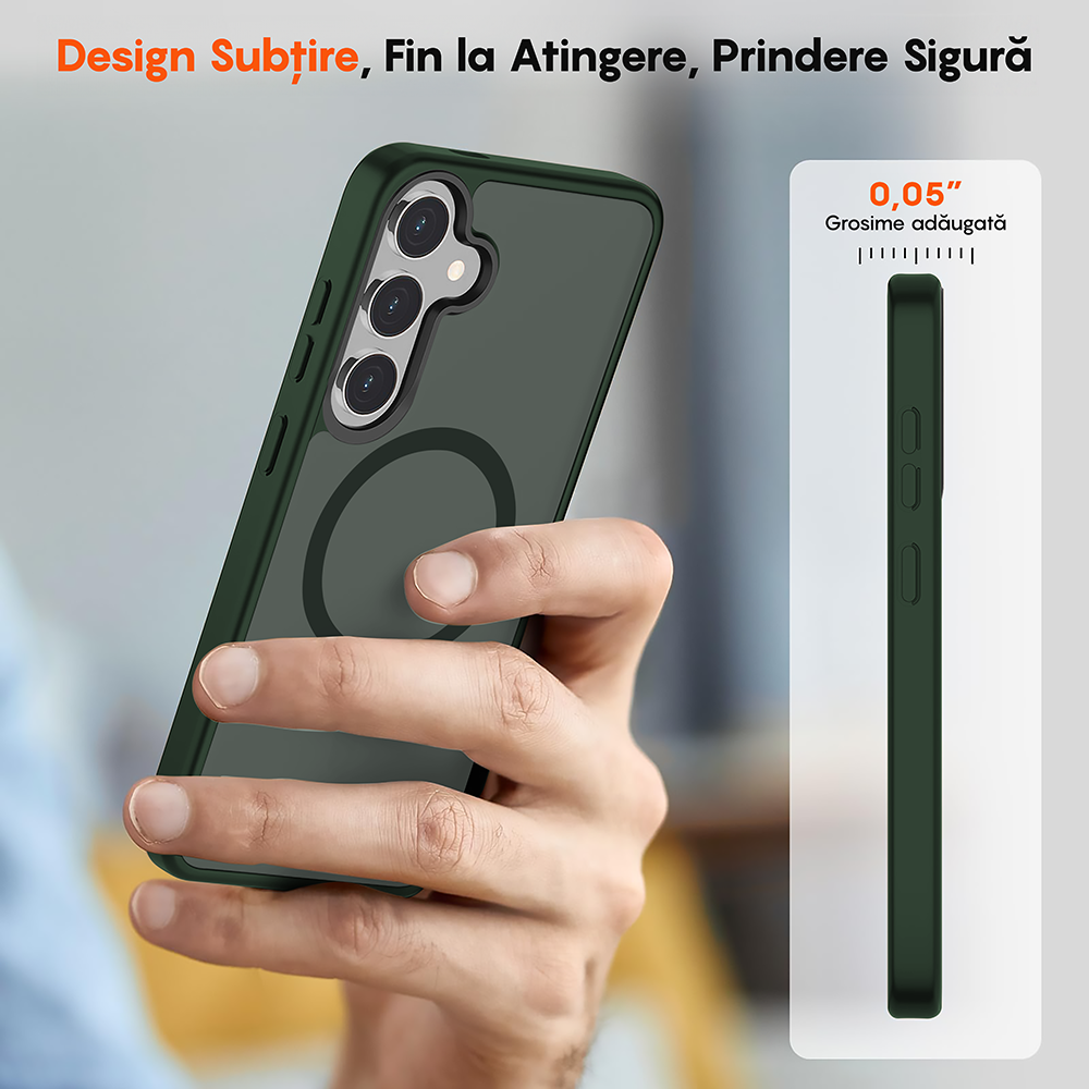 Husa MagSafe - Samsung Galaxy S24 - Verde