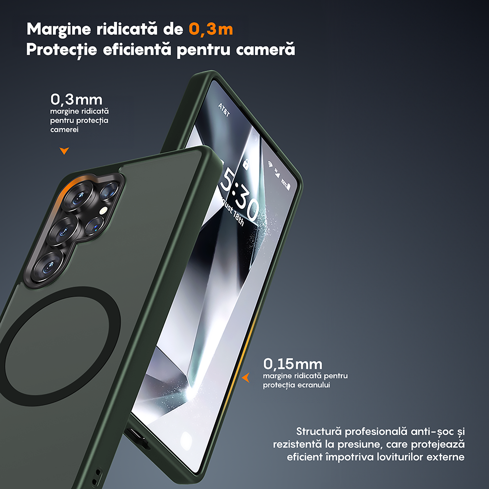 Husa MagSafe - Samsung Galaxy S25 Ultra - Verde