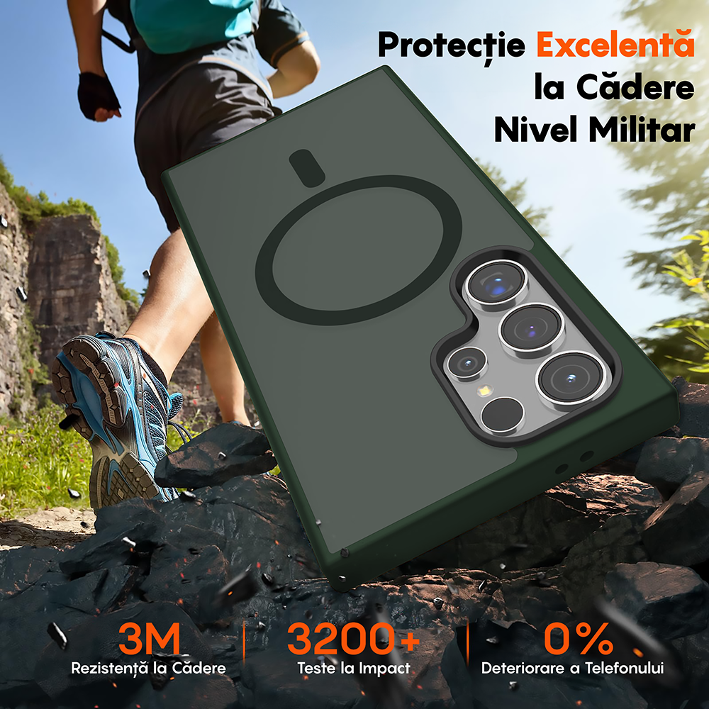 Husa MagSafe - Samsung Galaxy S24 Ultra - Verde