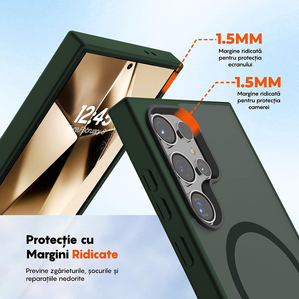 Husa MagSafe - Samsung Galaxy S24 Ultra - Verde