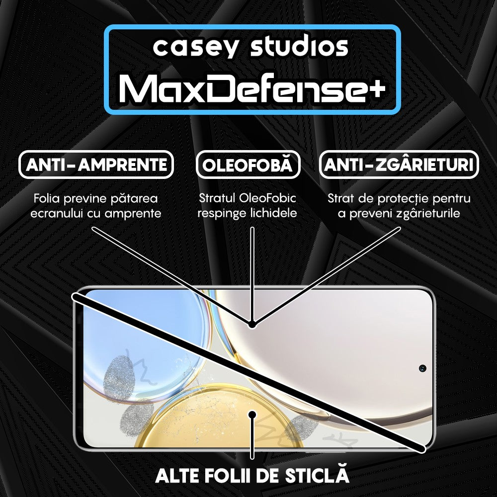 Folie Sticla MaxDefense+ - Honor Magic 4 Lite 5G - Negru