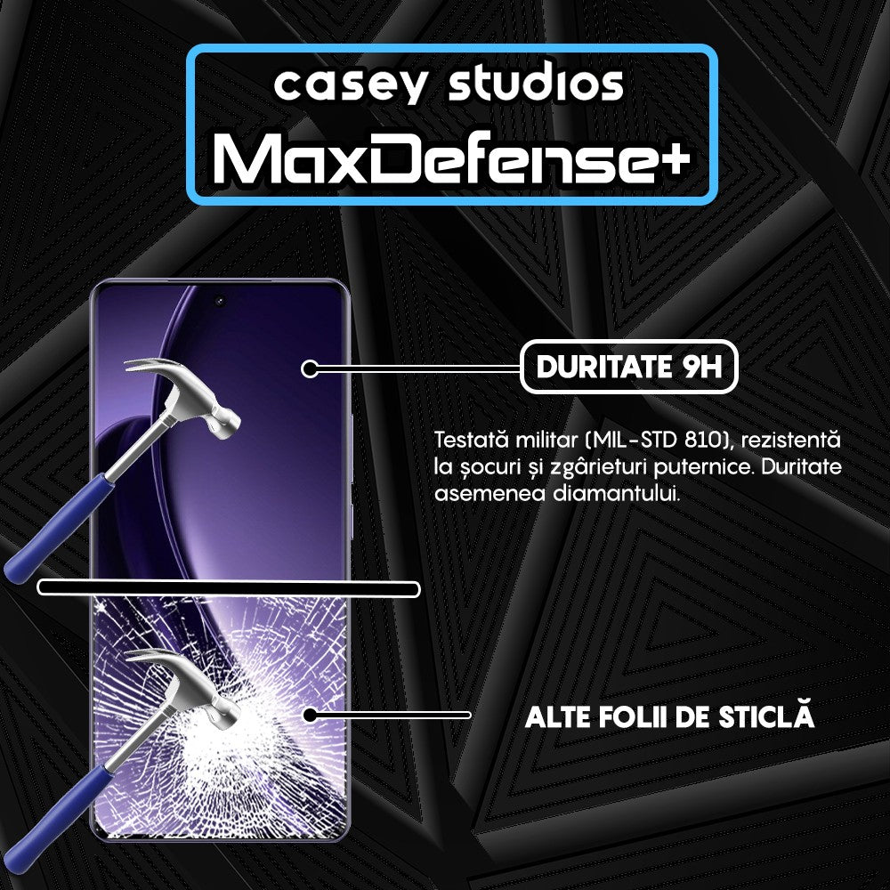 Folie Sticla MaxDefense+ - Realme GT Neo6 - Negru