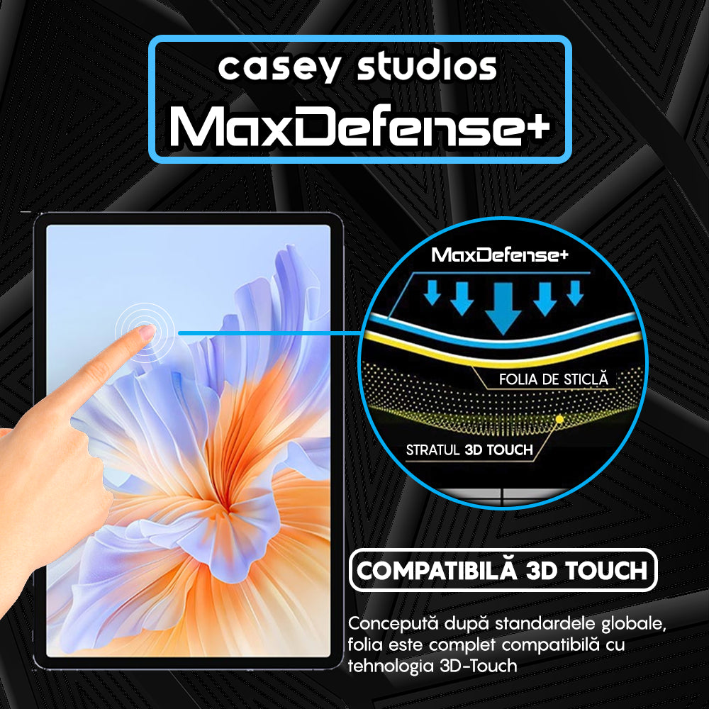 Folie Sticla MaxDefense+ - Honor Pad V9 - Clear