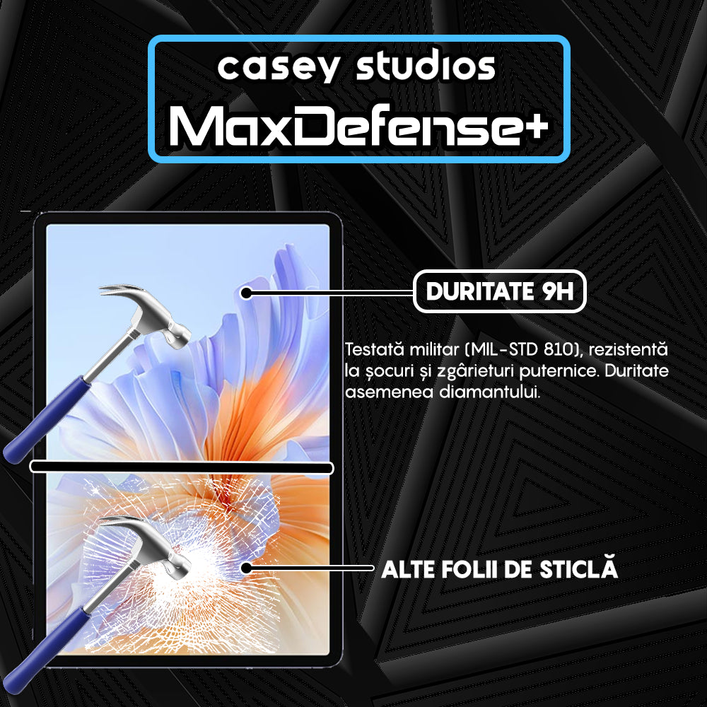 Folie Sticla MaxDefense+ - Honor Pad V9 - Clear