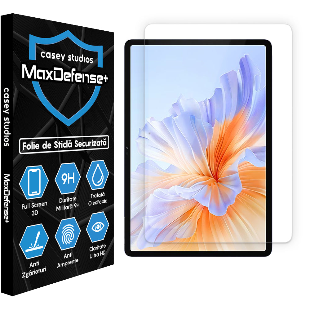 Folie Sticla MaxDefense+ - Honor Pad V9 - Clear