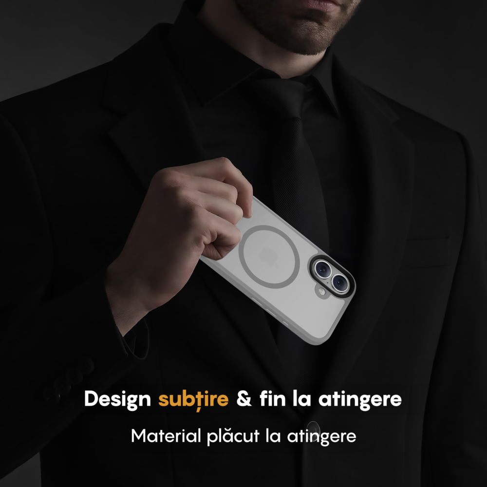 Husa MagSafe - iPhone 17 - Gri Deschis