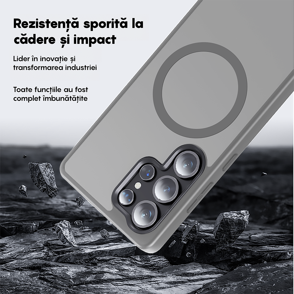 Husa MagSafe - Samsung Galaxy S25 Ultra - Gri Deschis