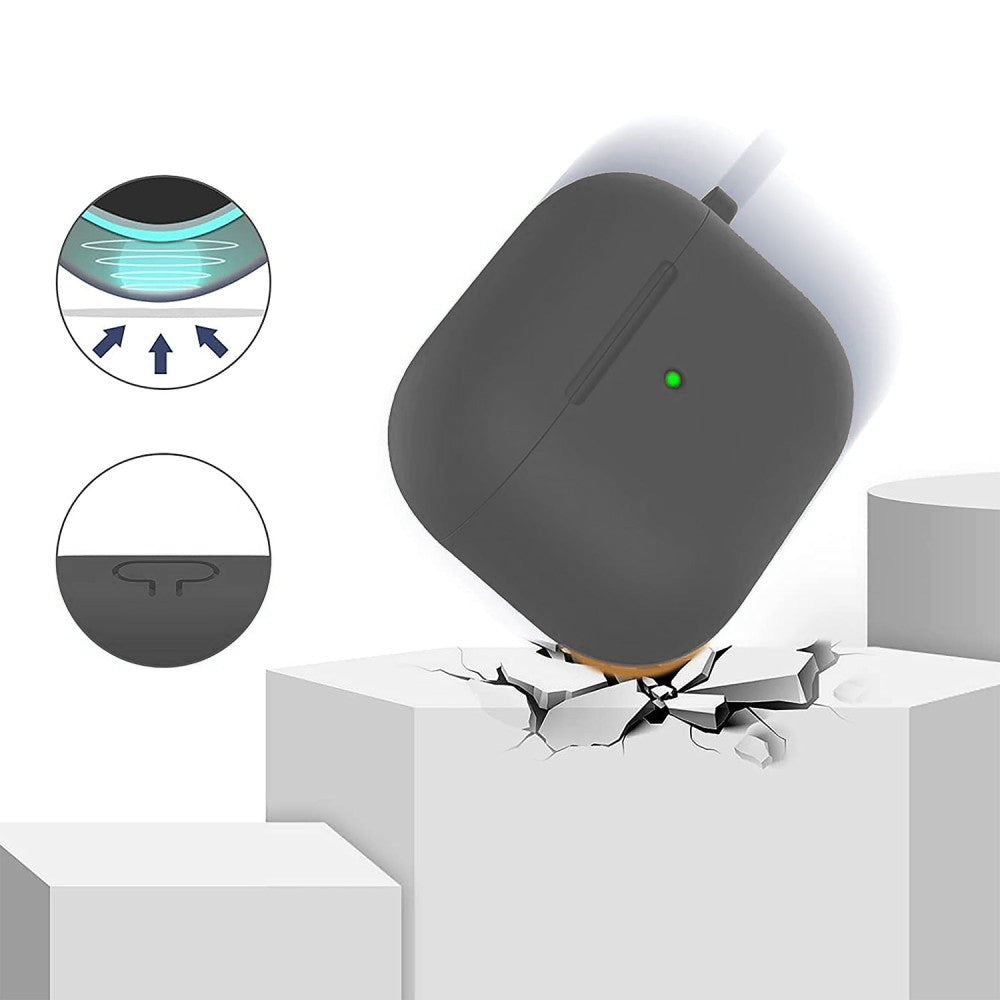 Husa Soft Silicone - AirPods 3 - Dark Gray