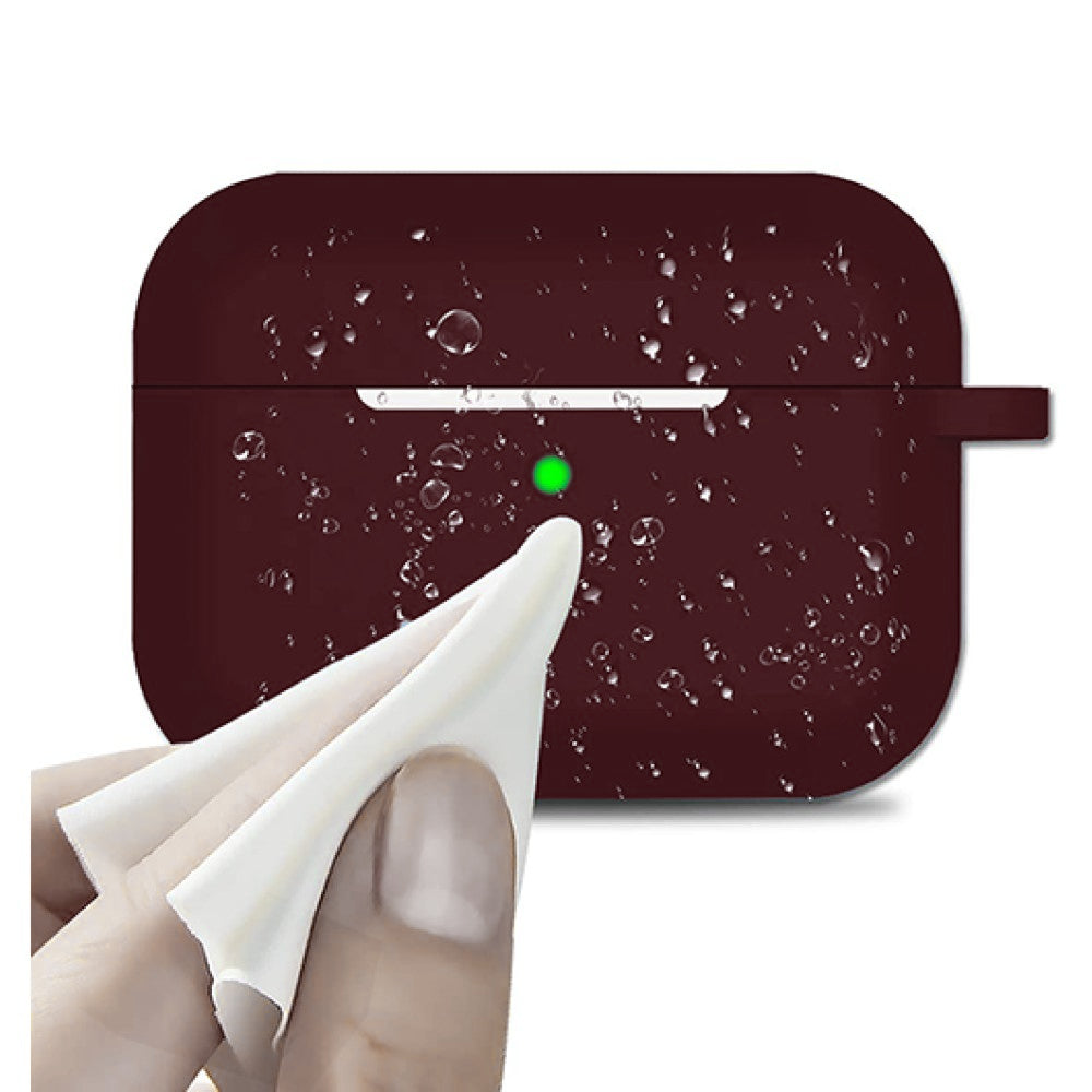 Husa Soft Silicone - AirPods Pro 1/2 - Burgundy