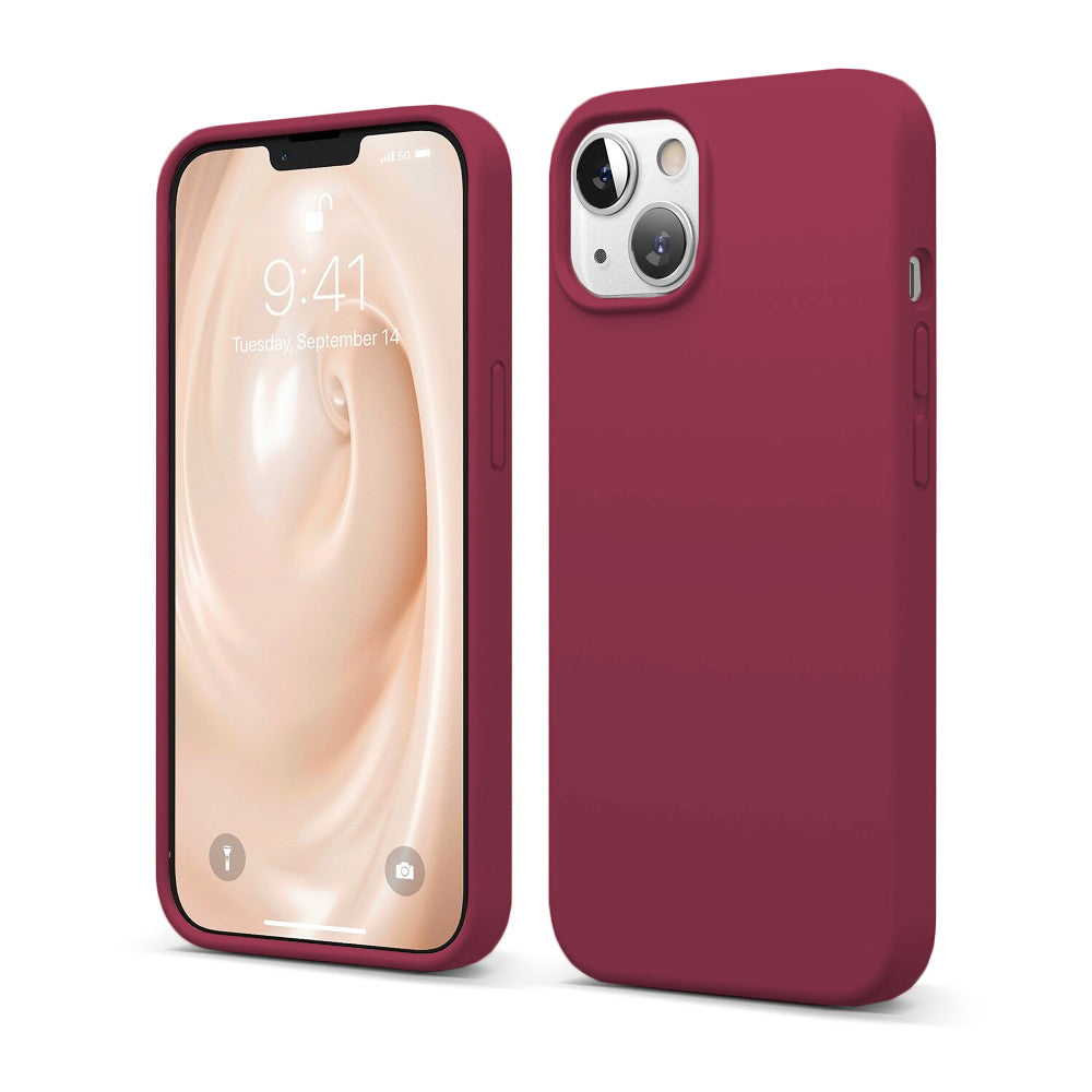 Husa Soft Silicone - iPhone 13 Mini - Burgundy