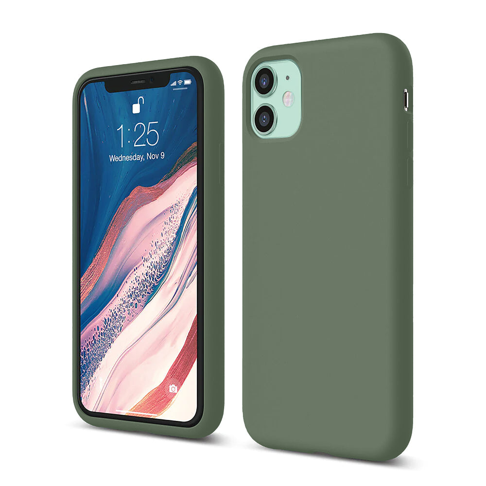 Husa Soft Silicone - iPhone 11 - Webster Green