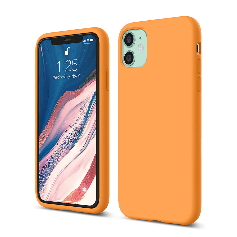 Husa Soft Silicone - iPhone 11 - Nectarine