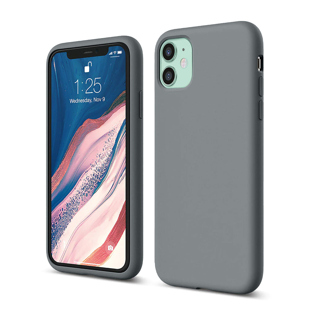 Husa Soft Silicone - iPhone 11 - Dark Gray