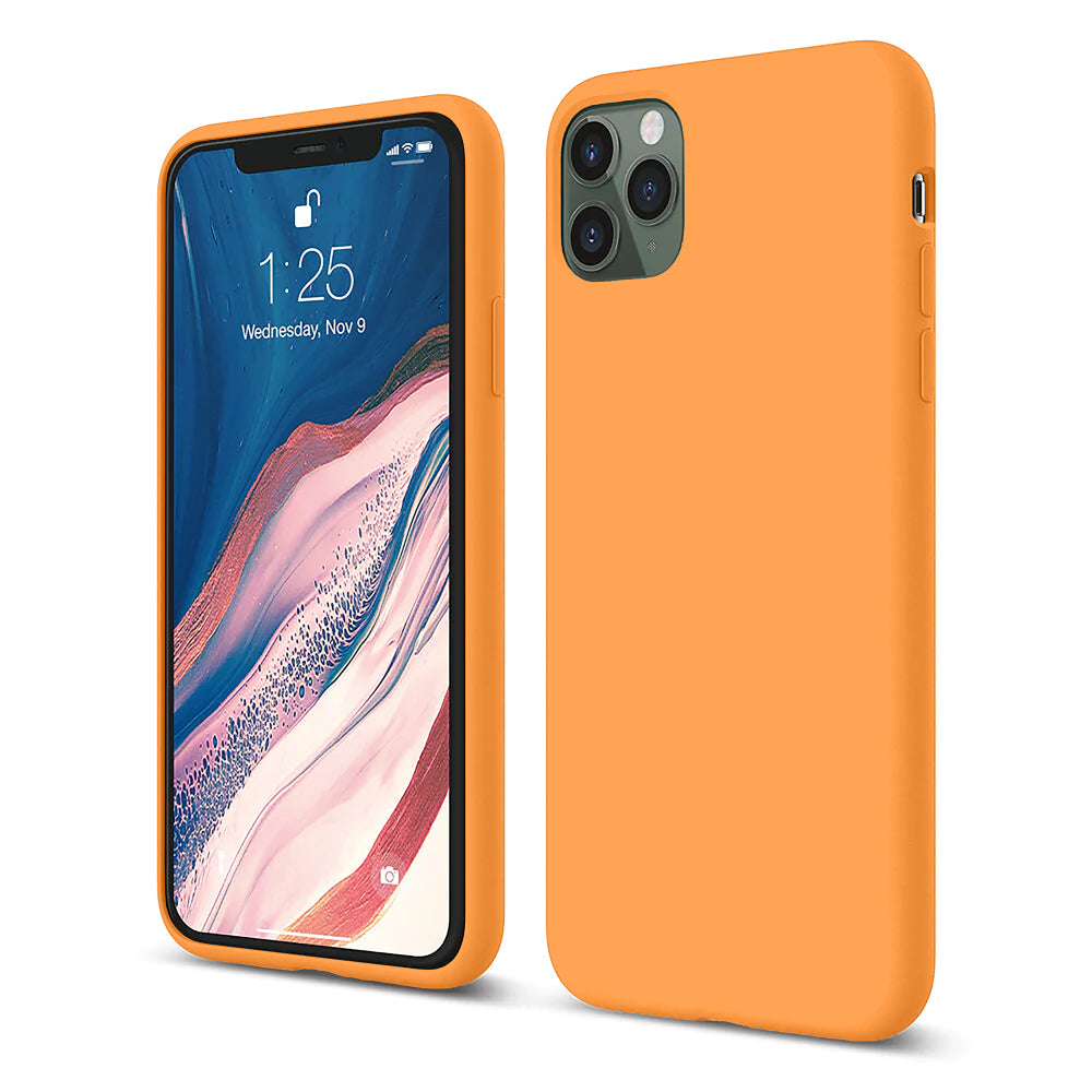 Husa Soft Silicone - iPhone 11 Pro - Nectarine