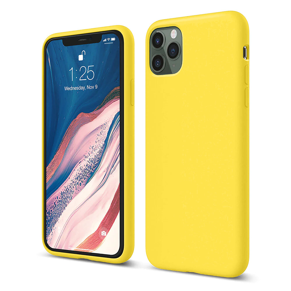 Husa Soft Silicone - iPhone 11 Pro - Yellow
