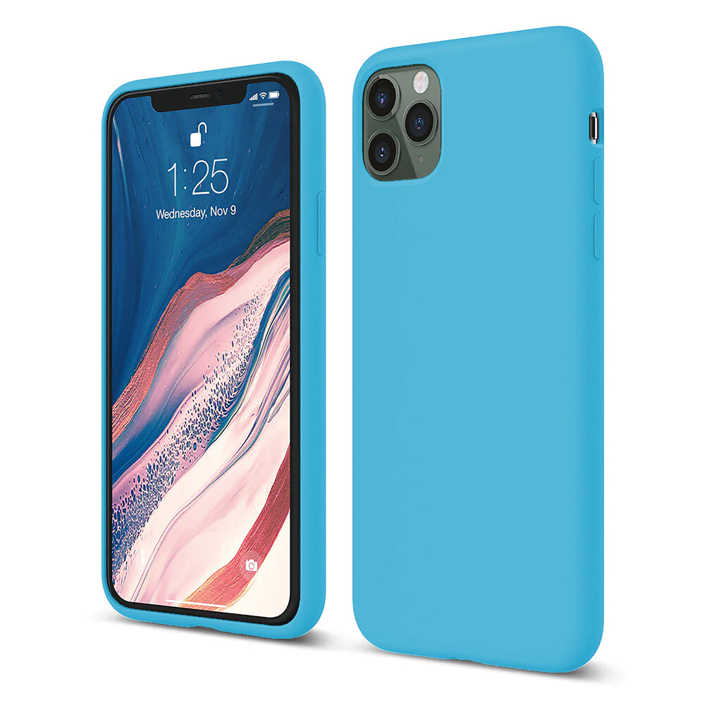 Husa Soft Silicone - iPhone 11 Pro Max - Cadet Blue
