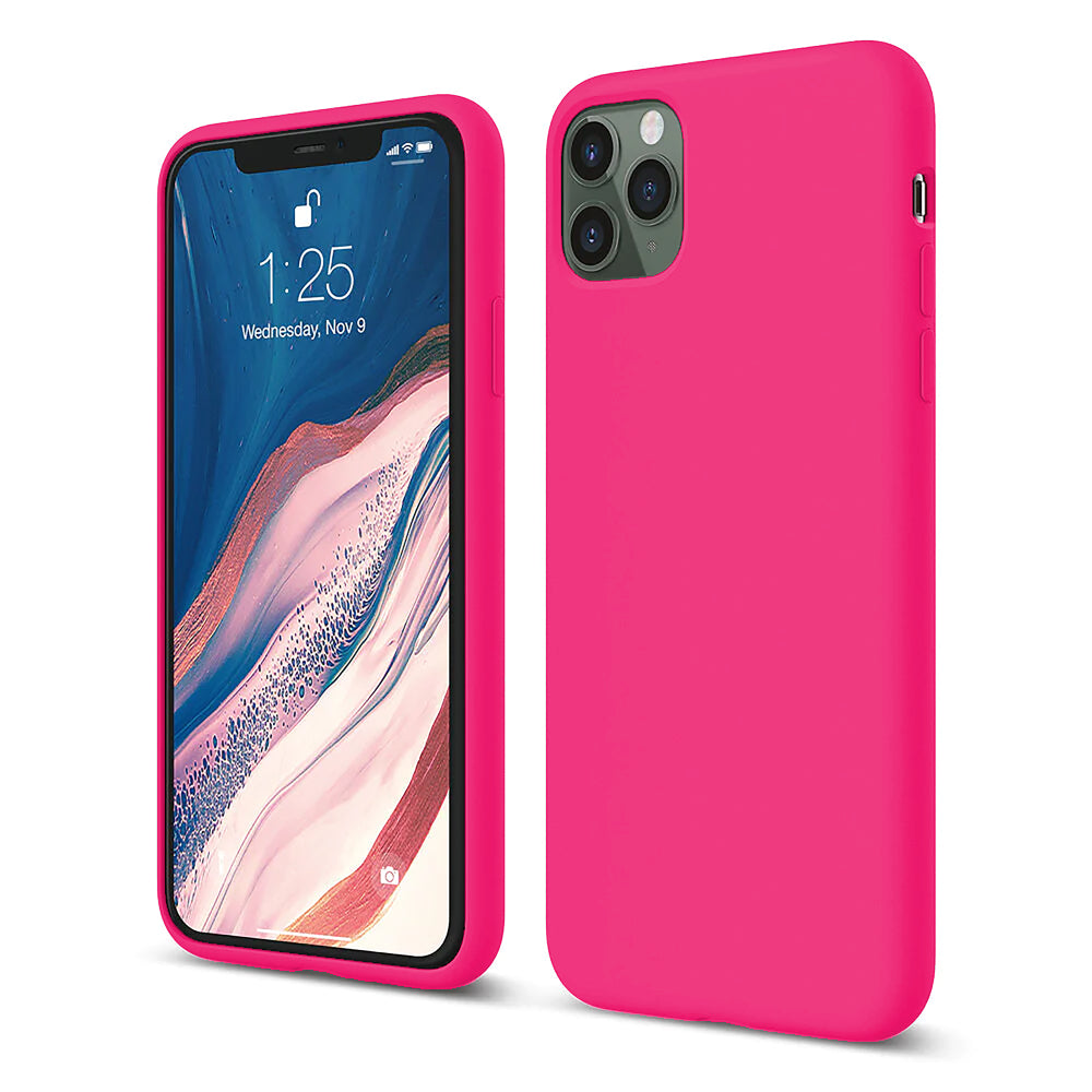 Husa Soft Silicone - iPhone 11 Pro Max - Fuchsia