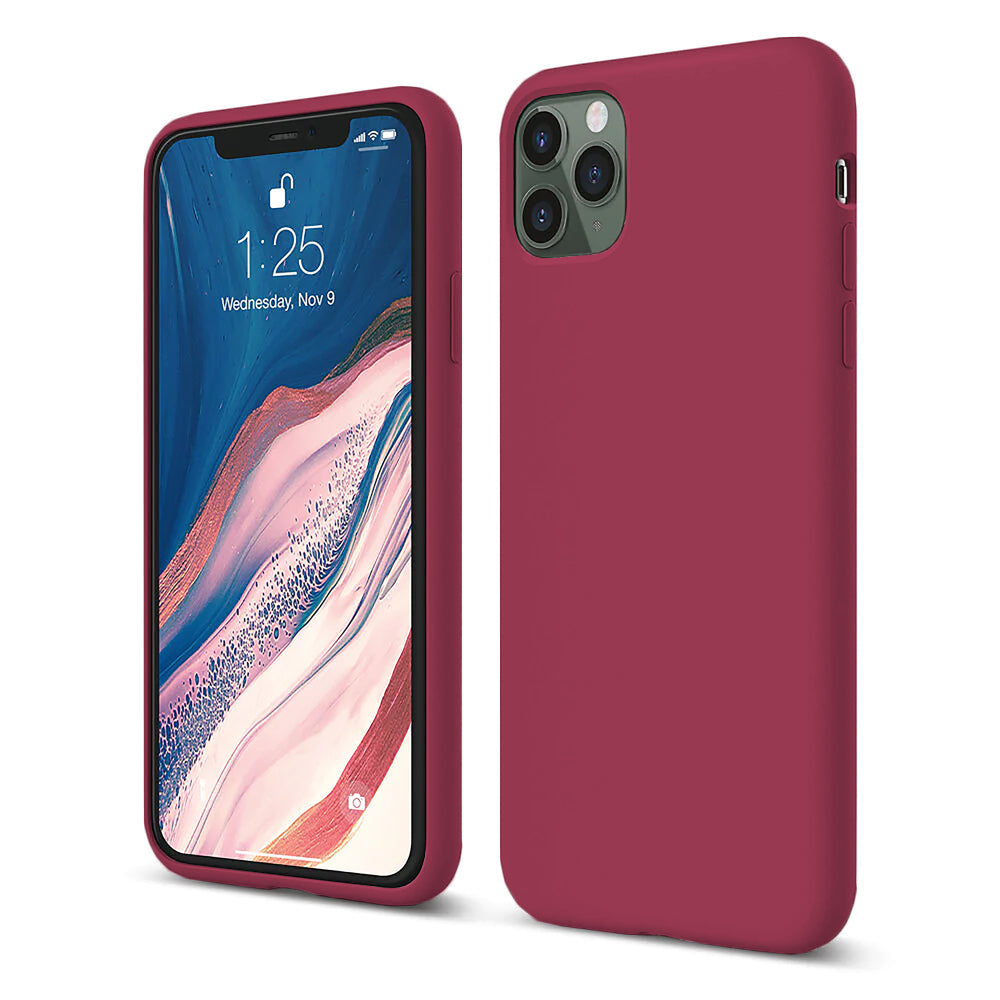 Husa Soft Silicone - iPhone 11 Pro Max - Burgundy