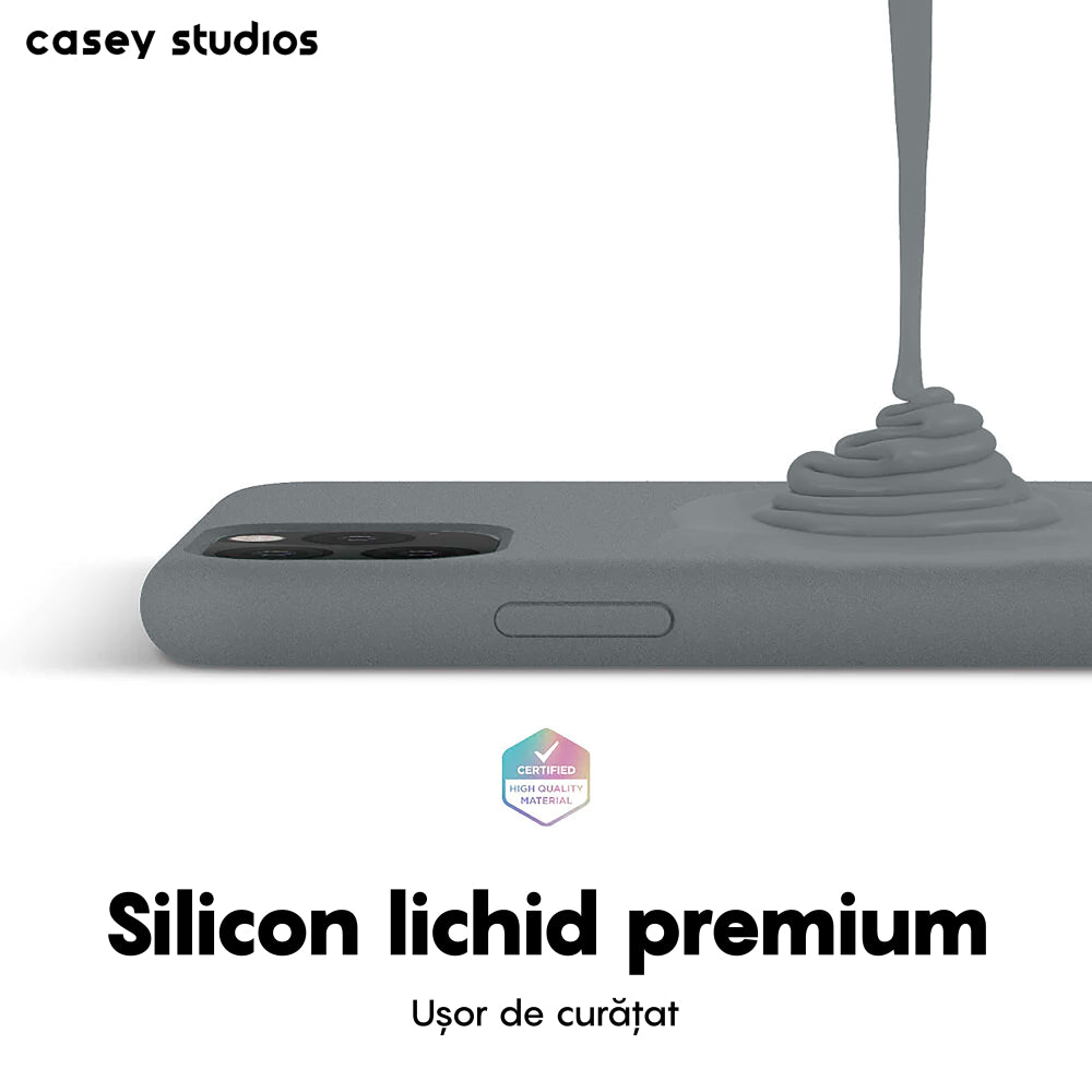 Husa Soft Silicone - iPhone 11 Pro Max - Dark Gray